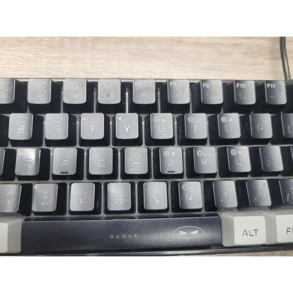 MageGee TS91 Mini 60% Wired One Handed Gaming Keyboard, RGB Backlit, Black